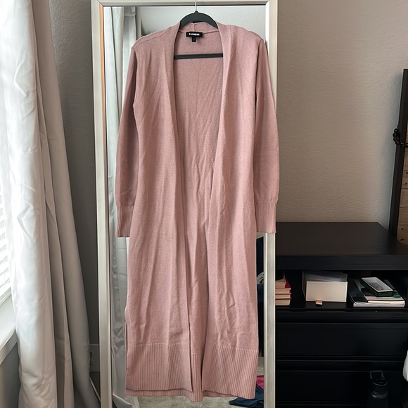 Express / 2 piece sweater set + bodysuit / dusty pink - Picture 6 of 11